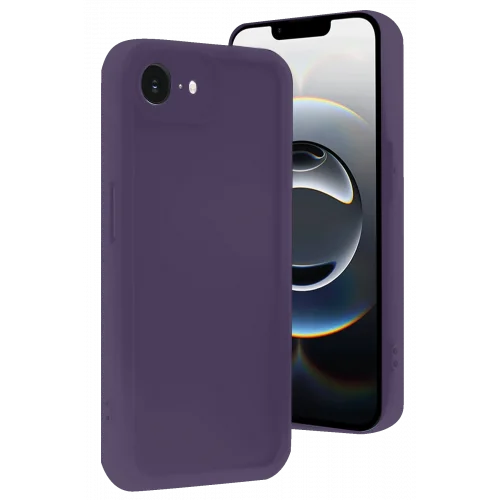 Mey İthalat®  iPhone 16E Kılıf Viera Silikon - Mor