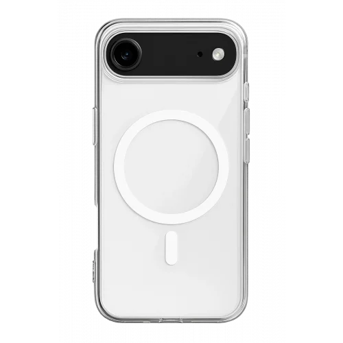 Mey İthalat®  iPhone 17 Air Kılıf Magneticsafe Şeffaf Silikon - Şeffaf