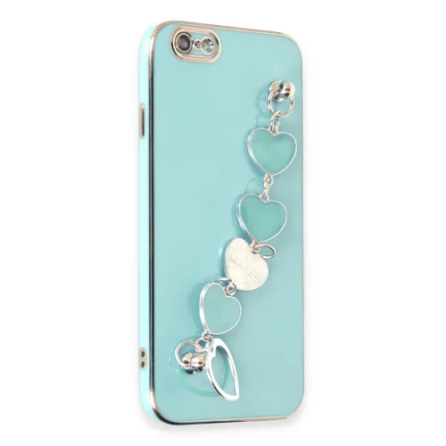 Mey İthalat®  iPhone 6 Kılıf Esila Silikon - Su Yeşili