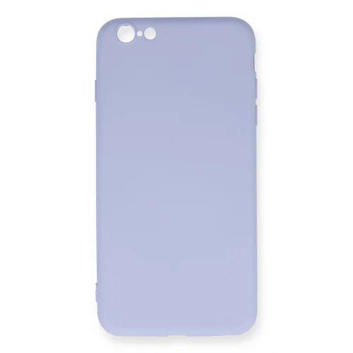 Mey İthalat®  iPhone 6 Plus Kılıf Nano içi Kadife Silikon - Lila