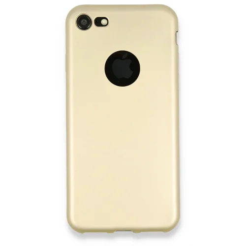Mey İthalat®  iPhone 7 Kılıf First Silikon - Gold