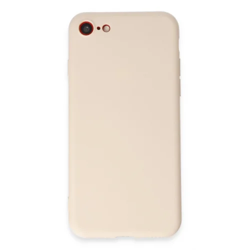 Mey İthalat®  iPhone 7 Kılıf First Silikon - Krem