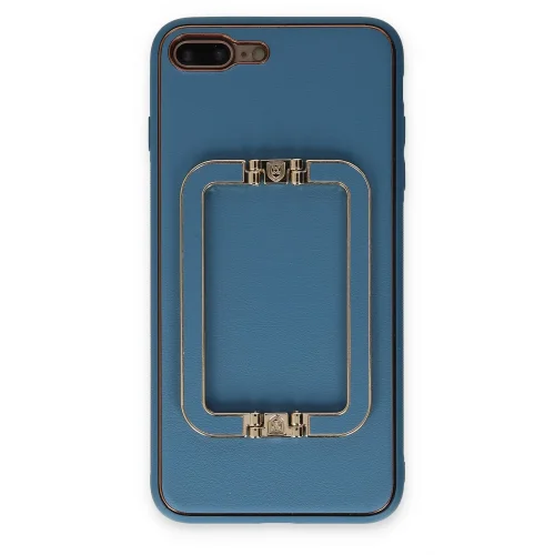 Mey İthalat®  iPhone 7 Plus Kılıf Coco Elit Kapak - Mavi
