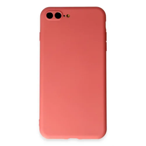Mey İthalat®  iPhone 7 Plus Kılıf First Silikon - Kiremit