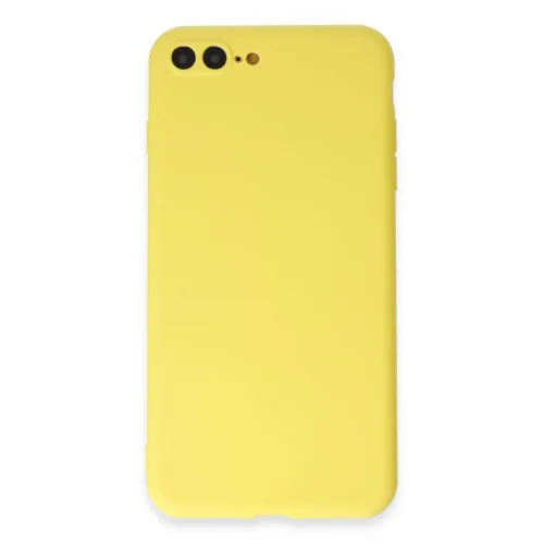 Mey İthalat®  iPhone 7 Plus Kılıf First Silikon - Sarı