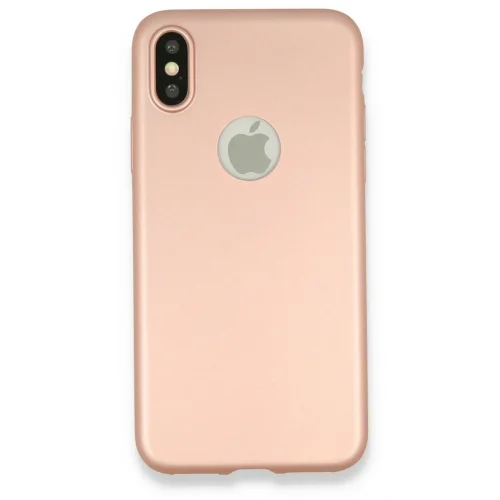 Mey İthalat®  iPhone X Kılıf First Silikon - Rose Gold