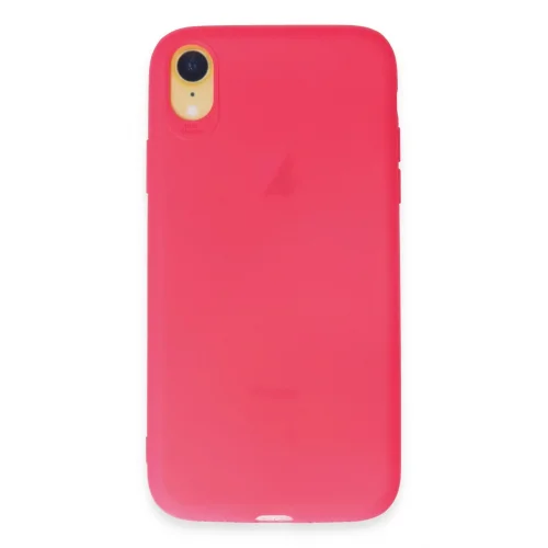 Mey İthalat®  iPhone XR Kılıf First Silikon - Pembe