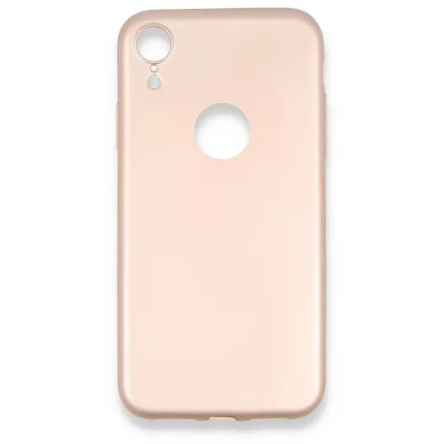 Mey İthalat®  iPhone XR Kılıf First Silikon - Rose Gold