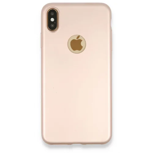 Mey İthalat®  iPhone XS Max Kılıf First Silikon - Rose Gold