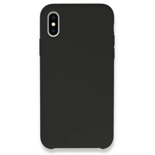 Mey İthalat®  iPhone XS Max Kılıf Lansman Legant Silikon - Siyah