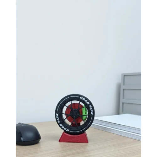 Mey İthalat® Jant Tasarımlı Masa Üstü Ofis Dekoru Spor Tasarım Aksesuar