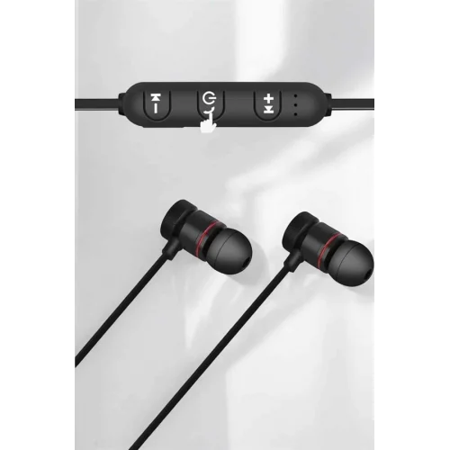 Mey İthalat® Kablolu Mıknatıslı Sport Kulaklık Bluetooth Bağlantılı