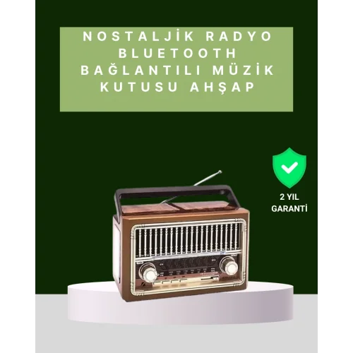 Mey İthalat® Kablosuz Bluetooth Hoparlör ve FM Radyo