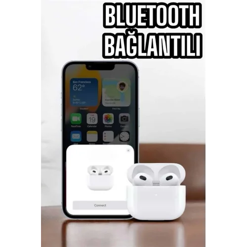 Mey İthalat® Kablosuz Bluetooth Kulaklık TWS ANC Özelliği Yüksek Ses Kaliteli