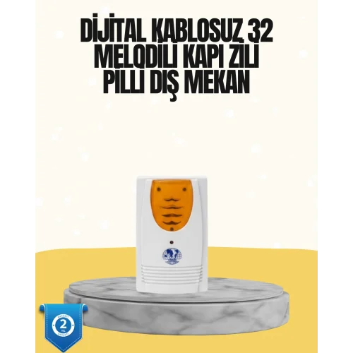 Mey İthalat® Kablosuz Kapı Zili Düzenli ve Konforlu Yaşam Alanları İçin