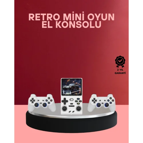 Mey İthalat® Kablosuz Kollu El Oyun Konsolu TV Bağlantı Destekli