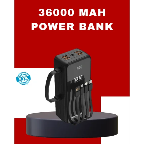 Mey İthalat® Kablosuz Şarj Özellikli Güç Bankası Gün Boyu Kesintisiz Enerji