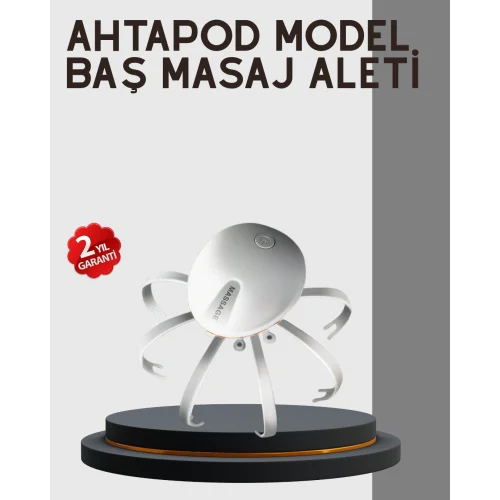 Mey İthalat® Kafa Derisi Masaj Aleti USB-C Şarjlı Rahatlatıcı ve Canlandırıcı Masaj