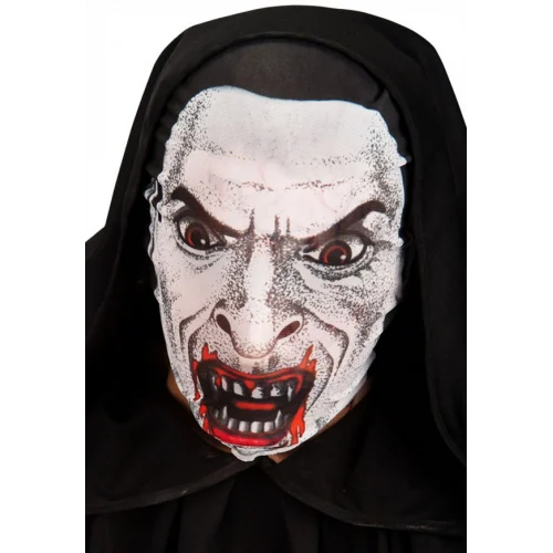 Mey İthalat® Kafaya Tam Geçmeli Bez Vampir Maskesi - Streç Korku Maskesi - 3D Baskılı Maske Model 2