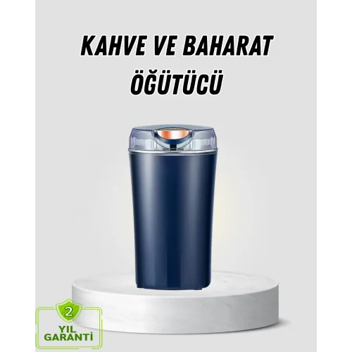 Mey İthalat® Kahve ve Baharat Öğütücü Otomatik Mekanizmalı Dayanıklı Çelik