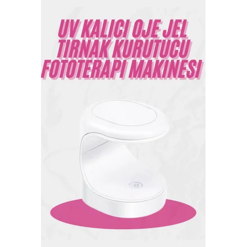 Mey İthalat® Kalıcı Oje Kurutucu Mini UV Işınlı Taşınabilir Hızlı ve Pratik Oje Kurutucu
