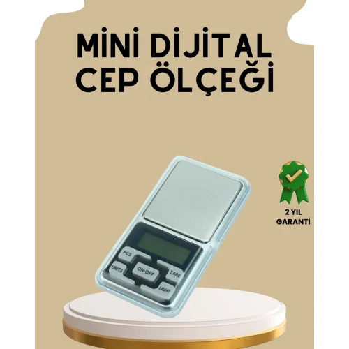 Mey İthalat® Kapaklı Dijital Cep Terazisi Hassasiyet 300 Gr