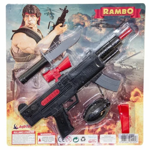 Mey İthalat® Kartela Rambo Oyun Seti
