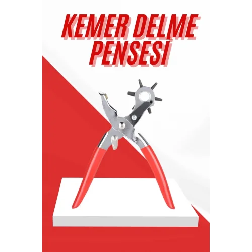 Mey İthalat® Kemer Delme Pensesi 6 Farklı Boyutta Kemer Delici Ev Deri Kemer