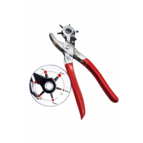 Mey İthalat® Kemer Delme Pensesi 6 Farklı Boyutta Kemer Delici Ev Deri Kemer