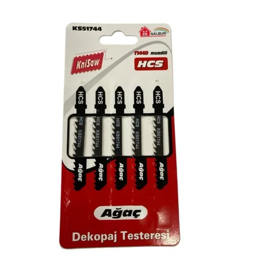 Mey İthalat® Knisaw 51744 Ahşap Testere Bıçağı 5 Parça