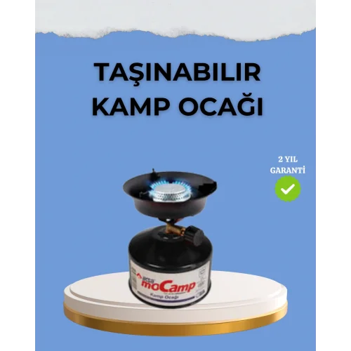 Mey İthalat® Kompakt ve Hafif Kamp Ocağı Seti Gaz Tüplü