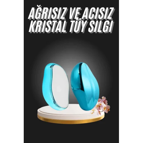 Mey İthalat® Kristal Epilasyon Aleti Tüy Dökücü Tüy Silgisi Crystal Eraser