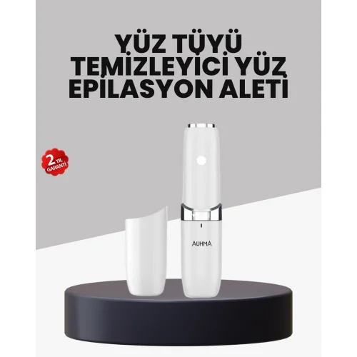 Mey İthalat® LED Işıklı Yüz Epilasyon Aleti Hassas ve Ağrısız Tüy Alma