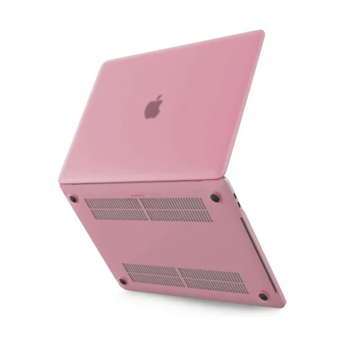 Mey İthalat®  Macbook Pro 13 2020 Macbook Buzlu Kapak - Pembe