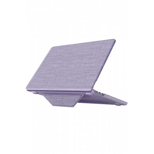 Mey İthalat®  Macbook Pro 13 2020 Macbook Kumaş Kapak - Mor