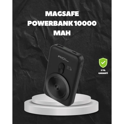 Mey İthalat® MagSafe Uyumlu Kablosuz Powerbank Taşınabilir Hızlı Şarj