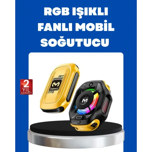 Mey İthalat® Manyetik Montajlı Dijital Ekranlı Telefon Soğutucu