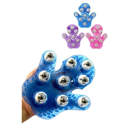 Mey İthalat® Masaj Aleti El Şeklinde Omuz Bacak Bilyeli Masaj Eldiveni El Şekilli