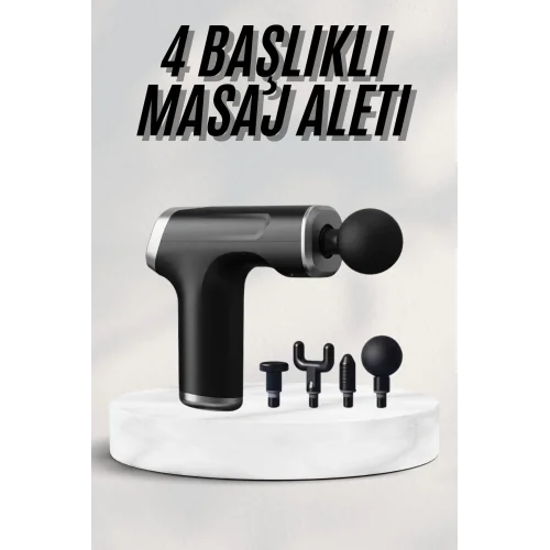 Mey İthalat® Masaj Tabancası 24v Type-c Hızlı Şarj Girişli Masaj Aleti Uzun Ömürlü