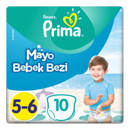 Mey İthalat® Mayo Bebek Bezi 5-6 Beden 10 Adet