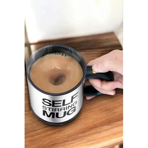 Mey İthalat® Mikser Kupa Yazılı Mug Bardak Karıştırma Özelliği