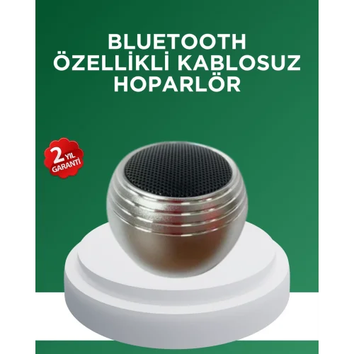 Mey İthalat® Mini Bluetooth Hoparlör TWS Özellikli Taşınabilir Güçlü Ses