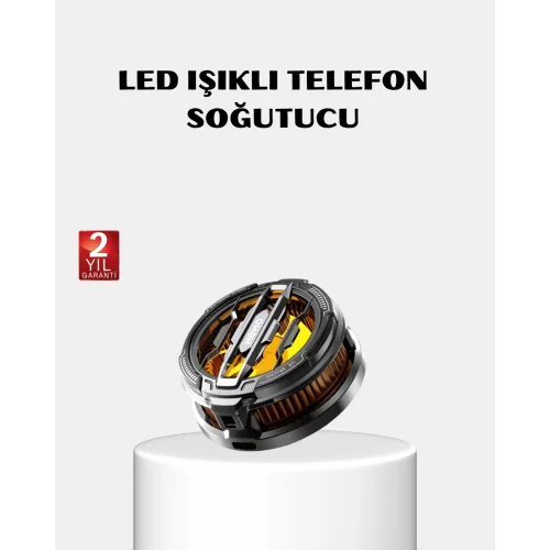 Mey İthalat® Mobil Oyun Telefon Soğutucusu Yarı İletken Hızlı Soğutmalı ve Sessiz Fanlı