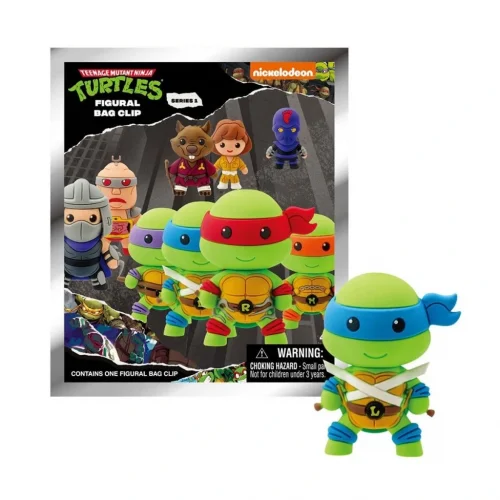 Mey İthalat® MONO 63160 Monogram Ninja Turtles Klipsli Figür Seri 1 24lü display
