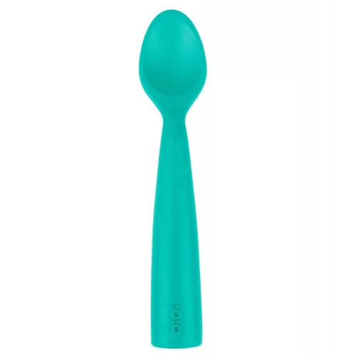 Mey İthalat®   Nam Nam Silikon Mama Kaşığı Aqua Green
