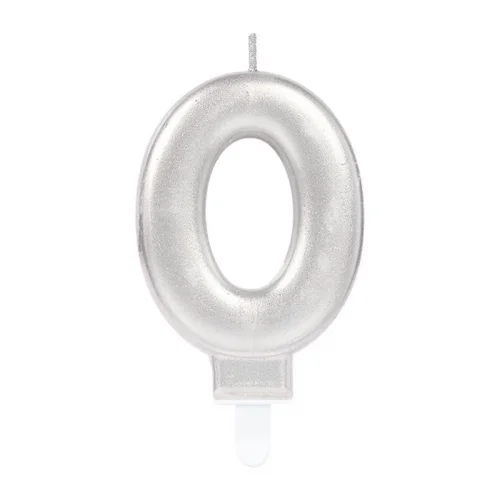 Mey İthalat® 0 Rakam Mum Gümüş Renk