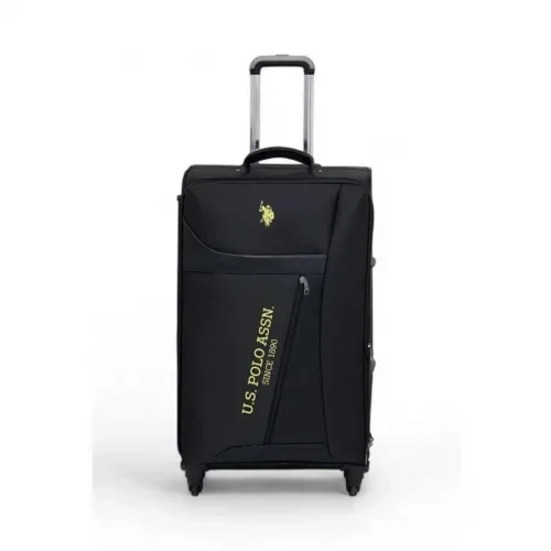 Mey İthalat®  n. Siyah Kumaş Unisex Kabin Boy Valiz