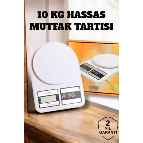 Mey İthalat® Net LCD Ekran ve Otomatik Kapanma Özelliği ile Uzun Ömürlü Dijital Mutfak Tartısı