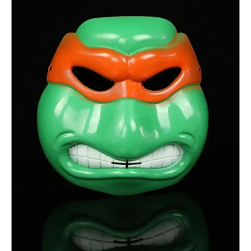 Mey İthalat® Ninja Kaplumbağalar Maskesi Michelangelo Maskesi
