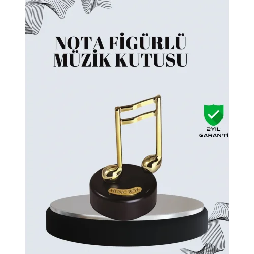 Mey İthalat® Nota Figürü Müzik Kutusu Melodious Model